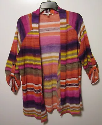 Erin London Multi-Color Open Top Evening Party XL  3/4 Sleeved • $12.95