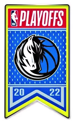 $10.89 • Buy  2022 Dallas Mavericks Conference Playoffs Pin Banner Style Championship Finals