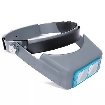 Head Band Magnifier Optivisor 4 Lens Eye Loupe Watch Repair Welding Head Visor F • $28.95