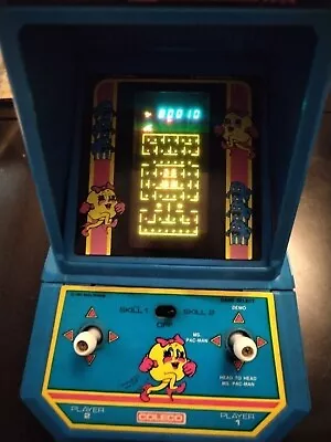 Vintage Coleco 1981 Bally Midway MS. PAC-MAN Tabletop Arcade Game Tested • $95