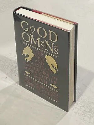 $1785 • Buy Good Omens 3x Signed & Doodled Neil Gaiman Terry Pratchett  First Ed 1st Print
