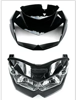 Front Upper Fairing Cowl Nose+Headlight Fit For Kawasaki Z750 2007-2012 08 10 11 • $227.39