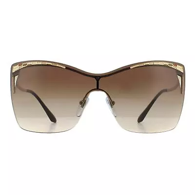 Bvlgari Sunglasses BV6138 278/13 Pale Gold Brown Gradient • $366.30