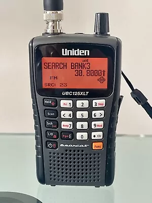 Uniden UBC125XLT 500 Channel Handheld Airband Scanner Plus Diamond RH771 Antenna • £130