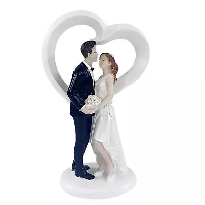 Wedding Cake Topper Bride Groom Resin Decoration Party Decoration Gift For Lover • $13.19