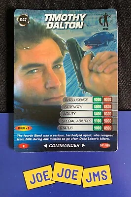 £4.99 • Buy James Bond 007 Commander Spy Cards 047 Timothy Dalton TEST SET Rare