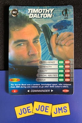 £4.99 • Buy James Bond 007 Commander Spy Cards 047 Timothy Dalton TEST SET Rare