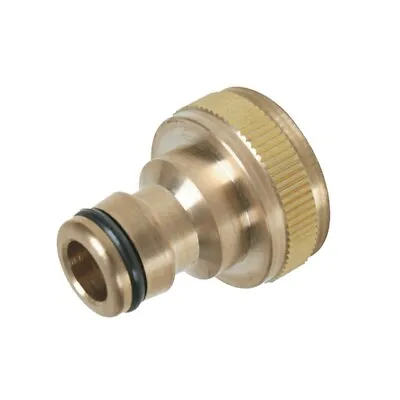 3/4  Bsp - 1/2  Male Garden Tap Connector Brass 598438 • £5.32