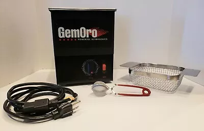 Gemoro Ultrasonic Cleaning Tank Jewelry Cleaner 2 Quart Model 1702; WORKS! • $94