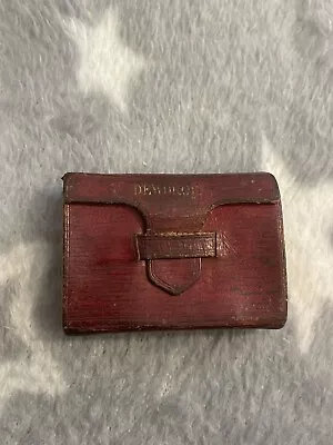 Antique Miniature Book In Red Leather Case Dewdrops 4.9 X 3.6 Cm Freepost Uk • $87.16