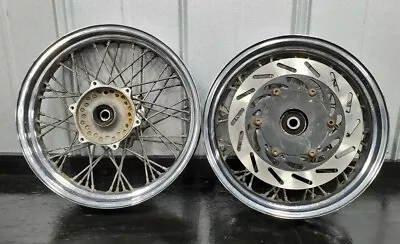 $299.99 • Buy 2001-2009 Yamaha V Star 1100 Xvs1100 Front Rear Wheel Rim SET Rims Wheels 01 04
