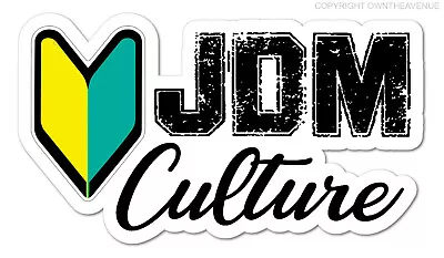 JDM Culture Drift Drag Drifting Wakaba Leaf Racing Vinyl Decal Sticker 4  • $8.48