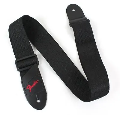 Fender Japan Japanese Guitar Bass Strap Economy For Acoustic Electric Black Red • $33.43