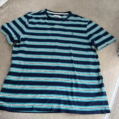 Farah Men’s Stripe T Shirt Size XL • £3