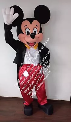 Mickey Mouse Mice Mascot Costume Cosplay Botarga Halloween Claudio MASCOTS 2 • $289.99