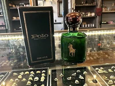 $49 • Buy Vintage Ralph Lauren POLO Green Eau De Toilette Men's Cologne 1/4 Oz Mini Rare