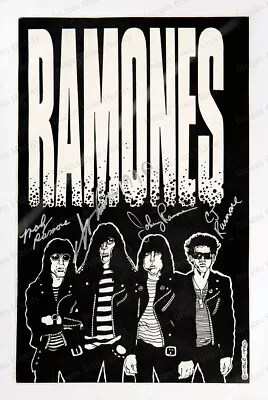 8x10 Print The Ramones Johnny Joey Marky And CJ #RMNS • $14.99