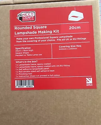 Rounded Square Lampshade Making Kit 20/30/40cms • £19.99