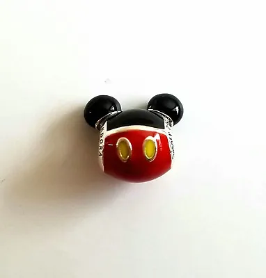 Authentic Disney Pandora EXCLUSIVE  Mickey Mouse Playful Icon  S925 Charm C9616  • $33.99