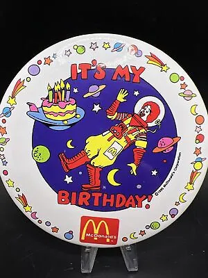 1995 McDonald's Restaurants Happy Birthday  Button Pin Its My Birthday Large 4  • $18.74