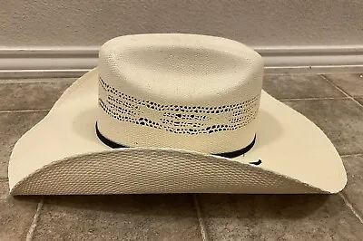 Cavender’s Ranch Collection Cowboy Hat Ivory Color Rope Size CHILD Kids • $17.99