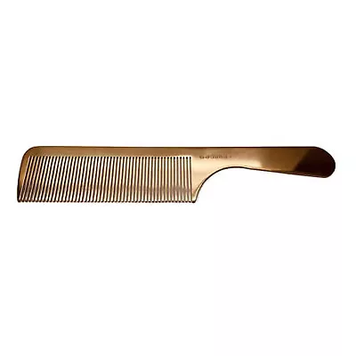 Gamma+ Metal Rake Comb Rose Gold Hairdressrers Barbers Professional Titanium • £13.99