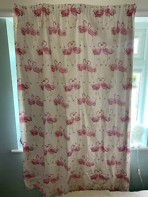 LAURA ASHLEY Kids - PRETTY FLAMINGO Blackout Curtains - W53” X L72”- Used • £10