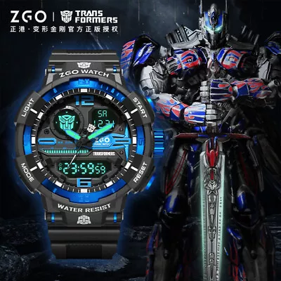 Genuine ZGO X Transformers Limited Edition Watch Sports Waterproof Gift For Boys • $45.99