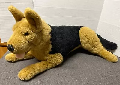 E&J Classic German Shepherd Dog Large Plush Prima Realistic Soft 25  Brown Black • $39.98