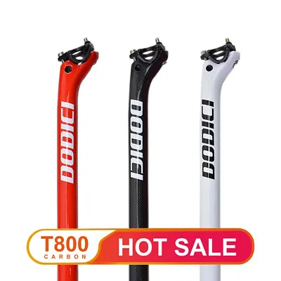 Full Carbon Fiber Bicycle Seatpost MTB Road Bike Seat Post 27.2/30.8/31.6mm • $35.99