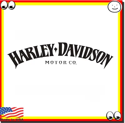 Harley Davidson Motorcycle Vinyl Cut Decal Sticker Logo For Fuel Gas Tank • $13.66