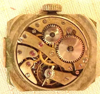 Bulova Wristwatch Movement 15J Men's Parts Or Repair 9AN Vintage • $29.99