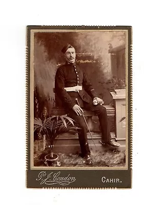 Cabinet Card. Soldier Portrait. Photo By London Of Cahir. Ireland. Military. • $18.66