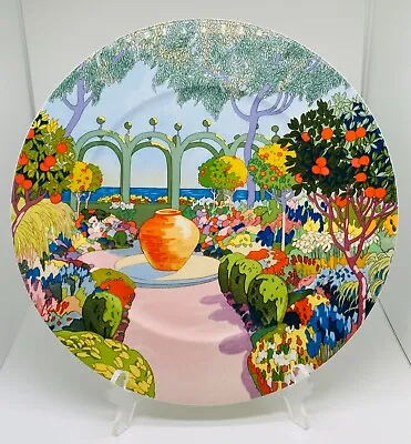 Villeroy Boch Jardins Francais No. 2 Serving Plate Charger 12  Greek Garden Sea • $38.50