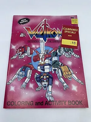 1985 Voltron Defenders Of The Universe Coloring & Activity Book • $12.95