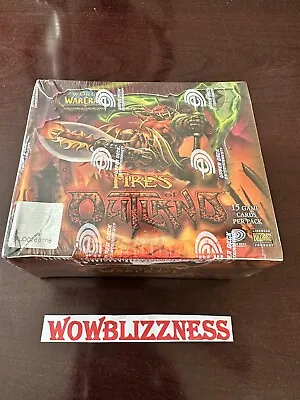 World Of Warcraft WOW TCG Sealed FIRES OF OUTLAND -ENGLISH Box (spectral Tiger?) • $1995