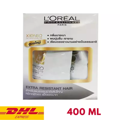 L'Oreal X Tenso Permanent Hair Straightener Kit Exra Resistant Hair Black 400 Ml • $82.05