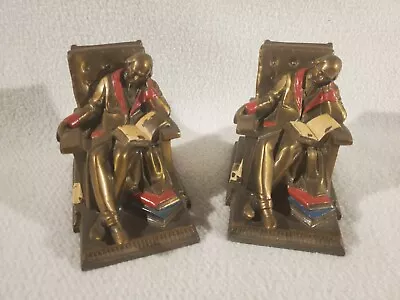 Vintage K & O Bookends ~ Sleeping Scholar ~ Shakespeare  • $145