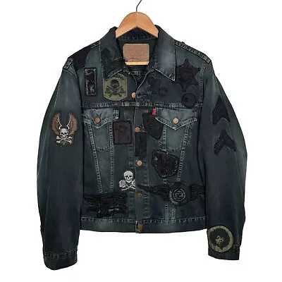 LEVI'S Vintage Clothing Type III Prize Fighter 1963 Patches Denim Jacket  L 44 • £479.99