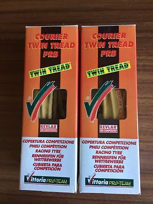 VITTORIA COURIER TWIN TREAD PRB - 700x20c - NOS NIB - PAIR • $70