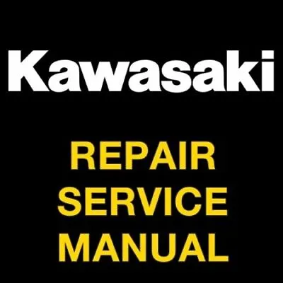 Kawasaki Kaf620 Mule 1998 1999 2000 2001 2002 2003  Service Repair Manual • $9.90