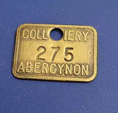 Original Abercynon Colliery Pit Check Welsh Miners Lamp Tally • £9.99