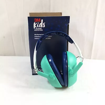 $18.99 • Buy 3M Kids PKIDSB Green Blue Noise Reduction Hearing Protection Ear Muffs Used