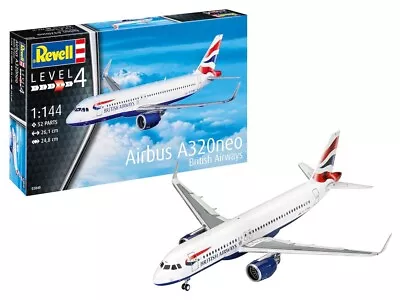 New! Revell 03840 British Airways Airbus A320neo - 1:144 Scale Model Kit • $37.90