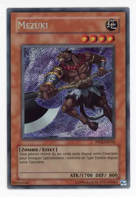 Yugioh PP02-EN016 Mezuki Unlimited Edition Secret Rare NM/LP FRENCH • $5.68