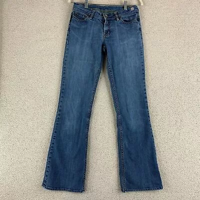 X2 Denim Laboratory W10 Flare Leg Jeans Women's 4 Long Blue 5-Pocket Low Rise • $11.37