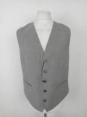 Men's M&S Linen Blend Waistcoat Grey NEW F2 • £14.99