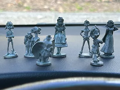 2001 Monopoly Disney Edition Board Game Lot 7 Replacement Pewter Pieces Tokens • $6.95