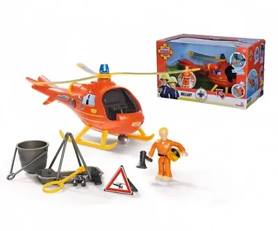 Simba 109252510 - Fireman Sam - Helicopter Wallaby With Figure - New • $48.37