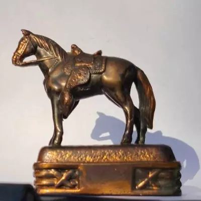 Antique 1930-40s Metal Miniature Horse Sculpture ~3 1/4 H • $30